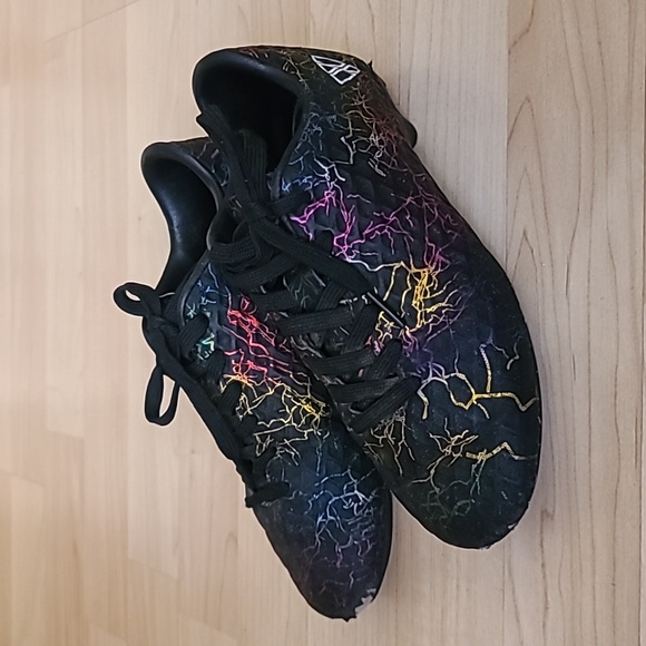 Vizari Kid's Zodiac Rainbow FG Firm Ground Outdoor Soccer | Black Size 1Y - Picture 1 of 8